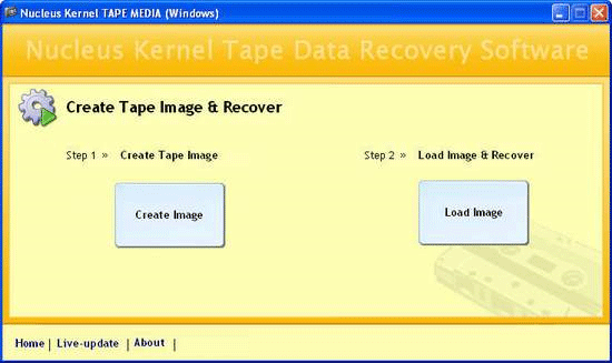 Screenshot of Tape Data Recovery Software