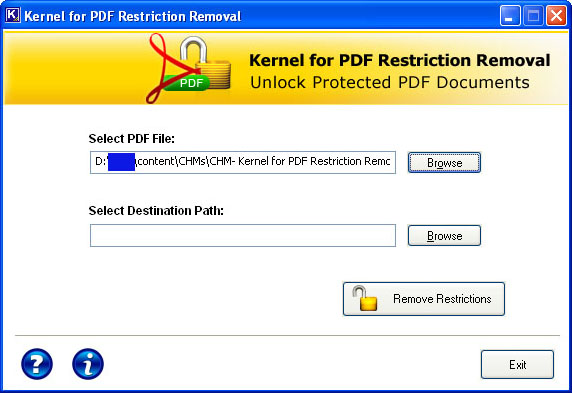 Screenshot of Unlock PDF