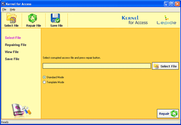 Screenshot of Outlook Express DBX Recovery