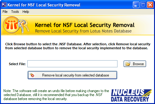 Notes NSF Local Security